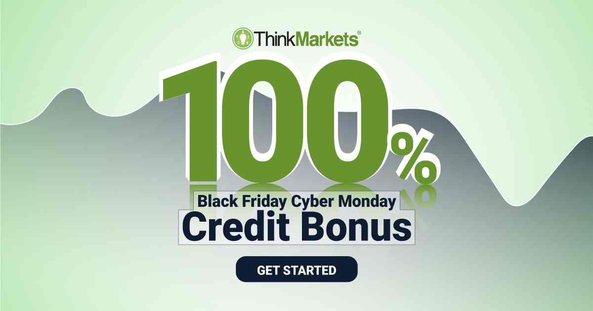Latest 100% Credit Bonus on Black Friday by ThinkMarkets