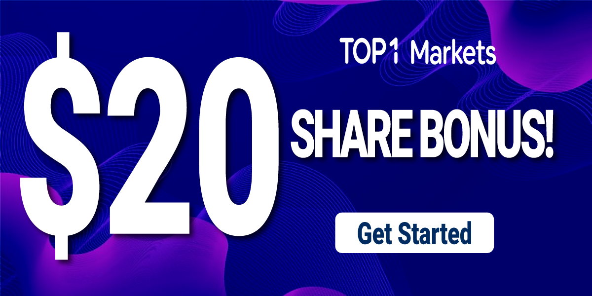 Get an Incredible Free $20 Share Bonus on Top 1 Markets