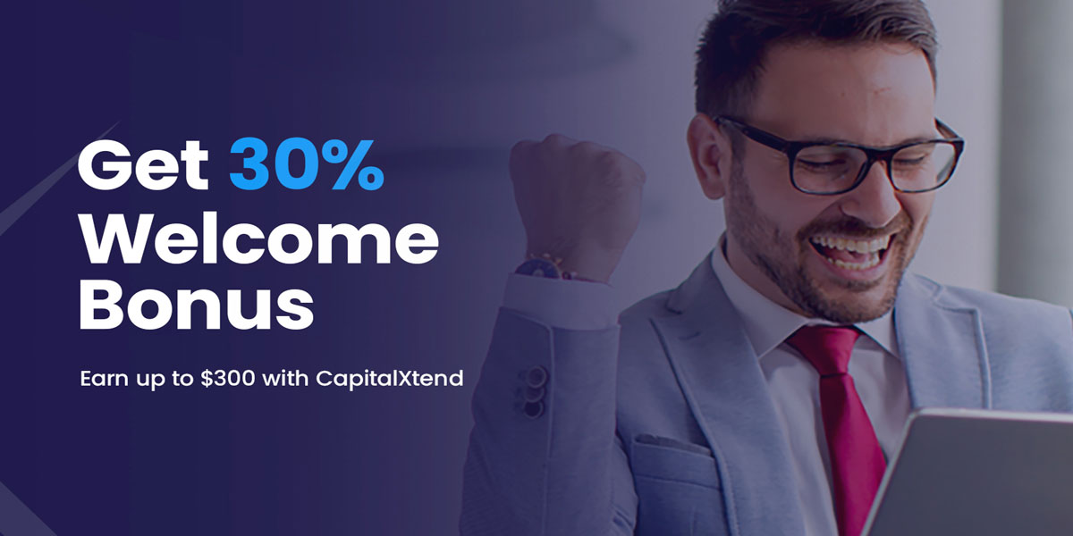 

Get $300 Welcome Forex Deposit Bonus from CapitalXtend

