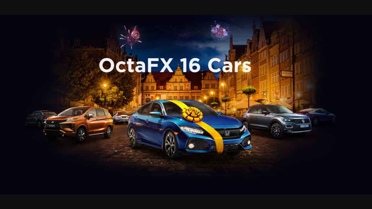 OctaFx 16 Cars Forex Live Contest for all of the traders