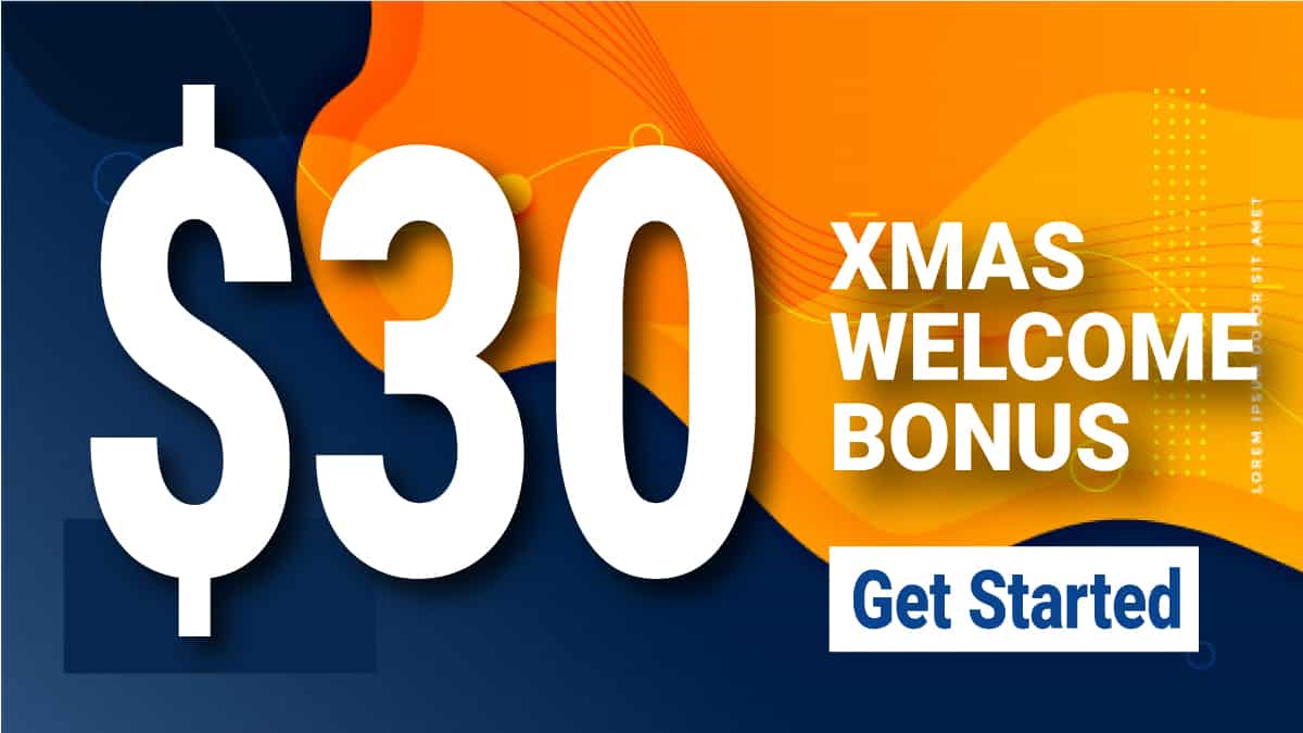 JustForex $30 No Deposit Xmas Welcome Bonus