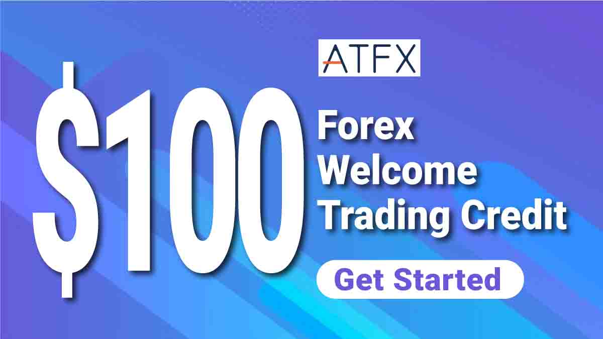 ATFX $100 Welcome Credit Bonus on first time deposit