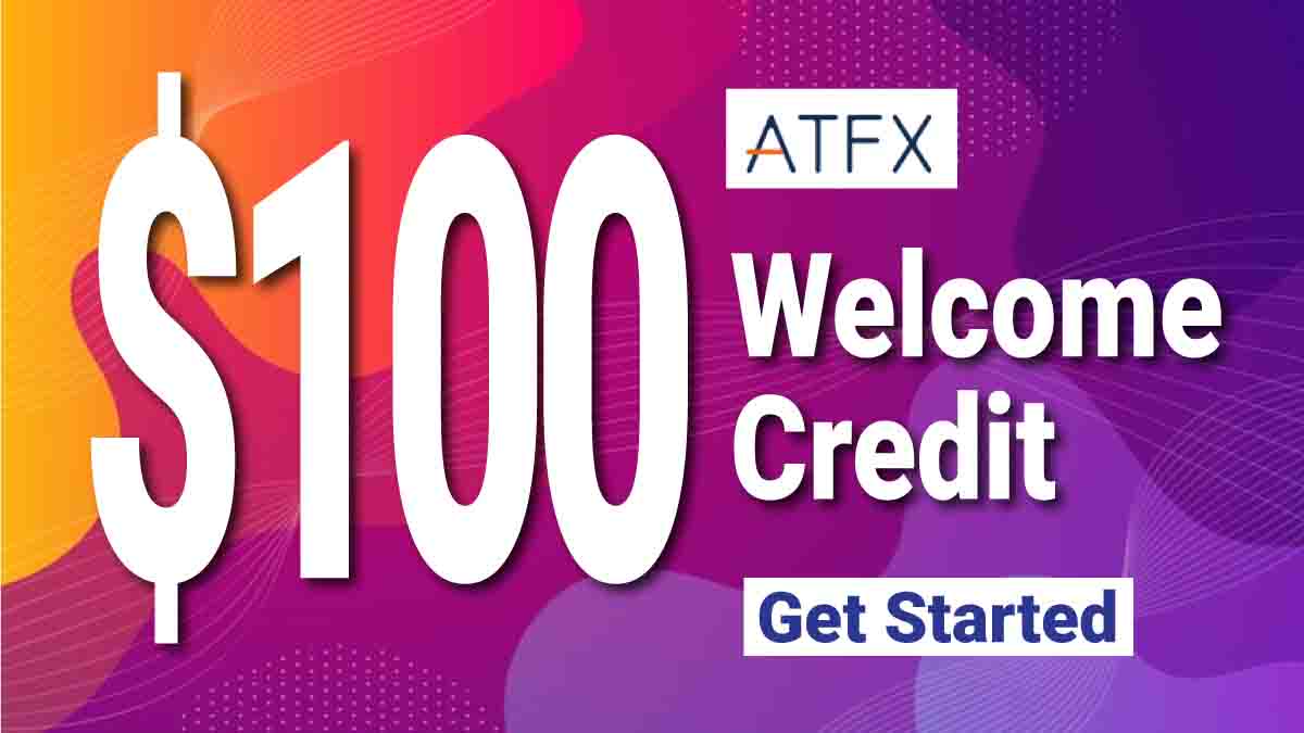 Forex welcome credit bonus $100 from the broker ATFXForex welcome credit bonus $100 from the broker ATFX