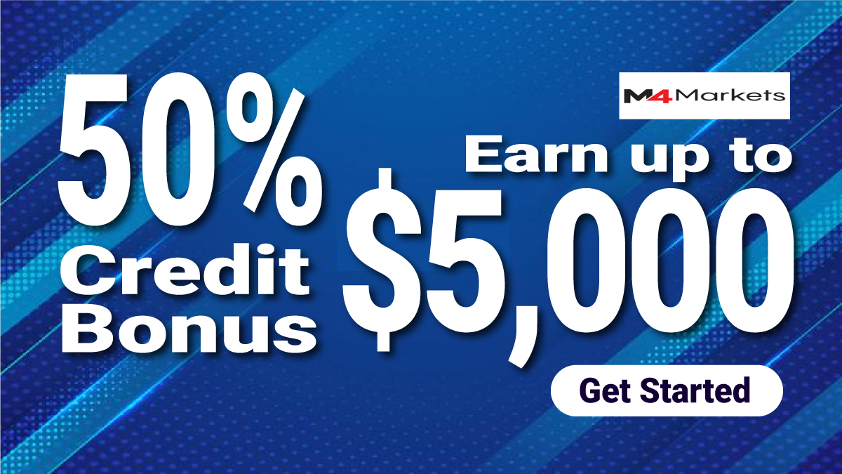 M4Markets 50% Forex Credit BonusM4Markets 50% Forex Credit Bonus