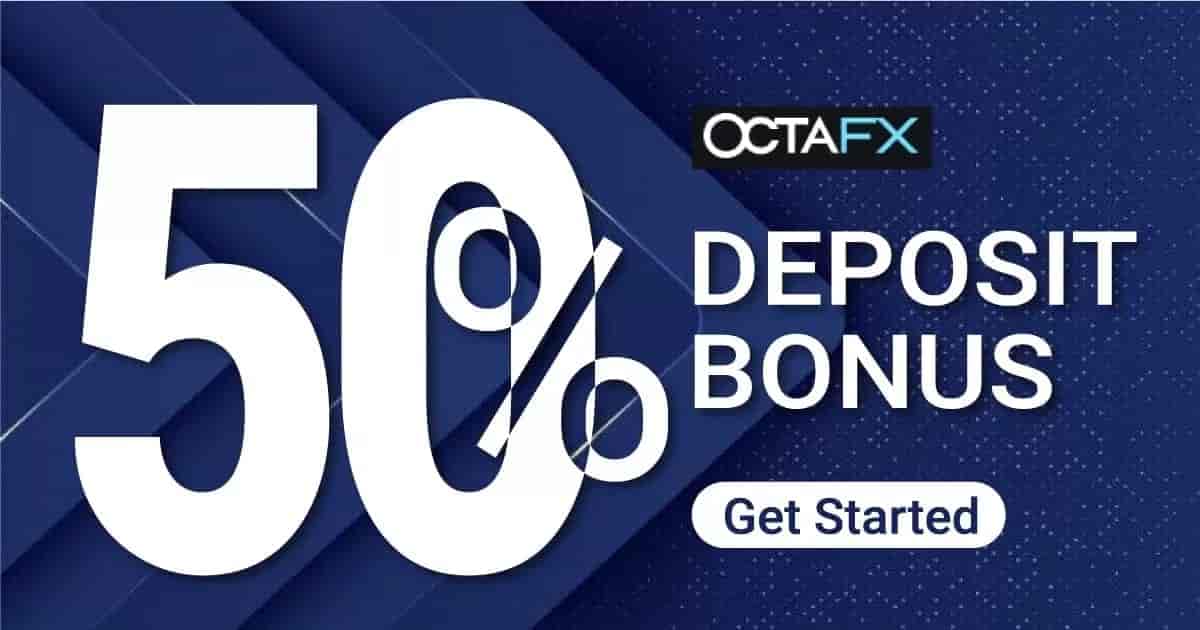 Incredible offer from OctaFX get 50% bonus on each depositIncredible offer from OctaFX get 50% bonus on each deposit