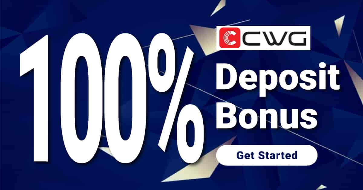 CWG Markets 100% Deposit Bonus on Every DepositCWG Markets 100% Deposit Bonus on Every Deposit
