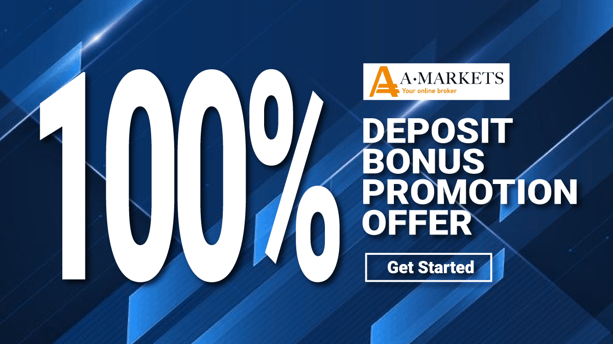 AMarkets Forex 100% deposit bonus.AMarkets Forex 100% deposit bonus.