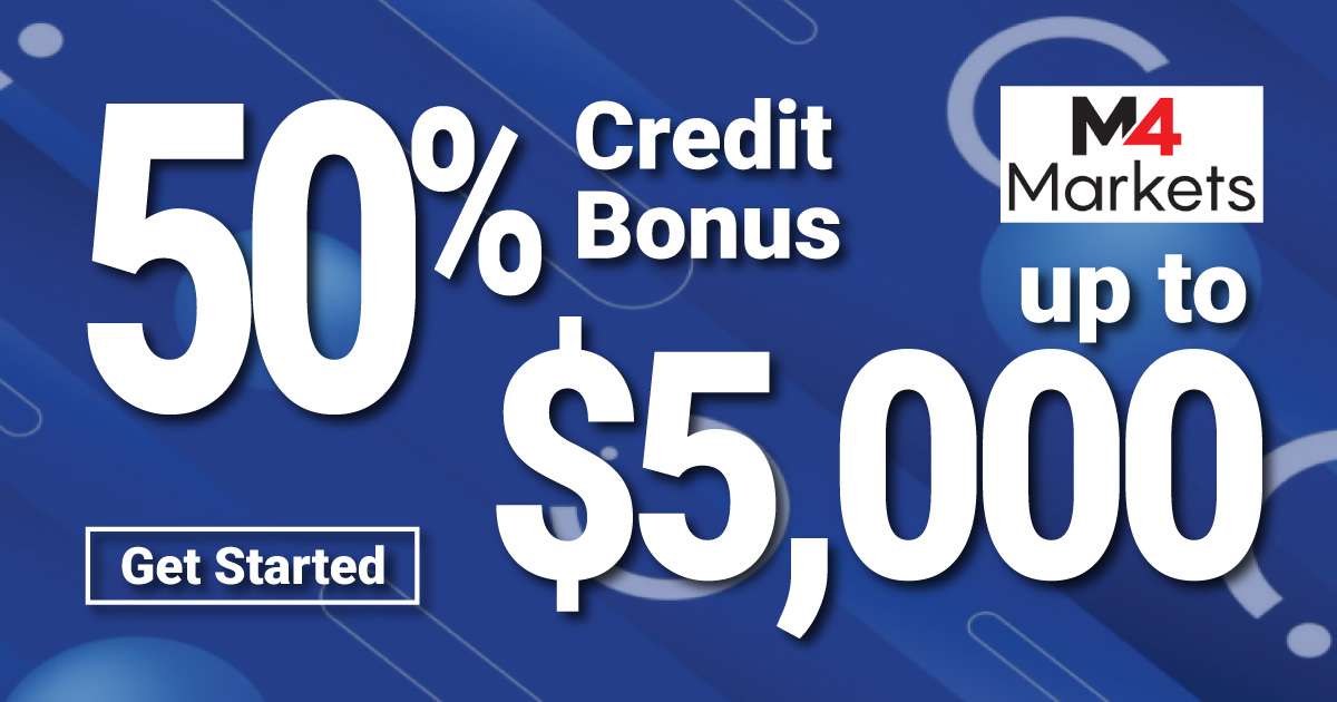 50% Credit Bonus – Claim up to $5000 (M4Markets)