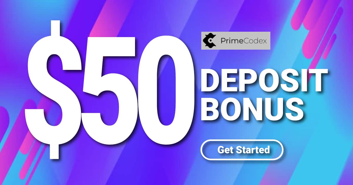 Free $50 Forex Deposit Bonus By Primecodex