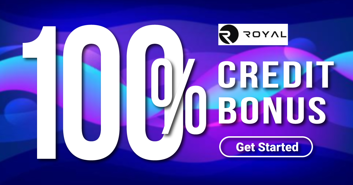 Check 100% Credit Bonus on OneRoyalCheck 100% Credit Bonus on OneRoyal