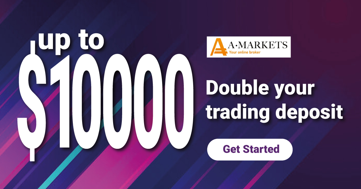 AMarkets offers an up to $10000 Double deposit bonusAMarkets offers an up to $10000 Double deposit bonus