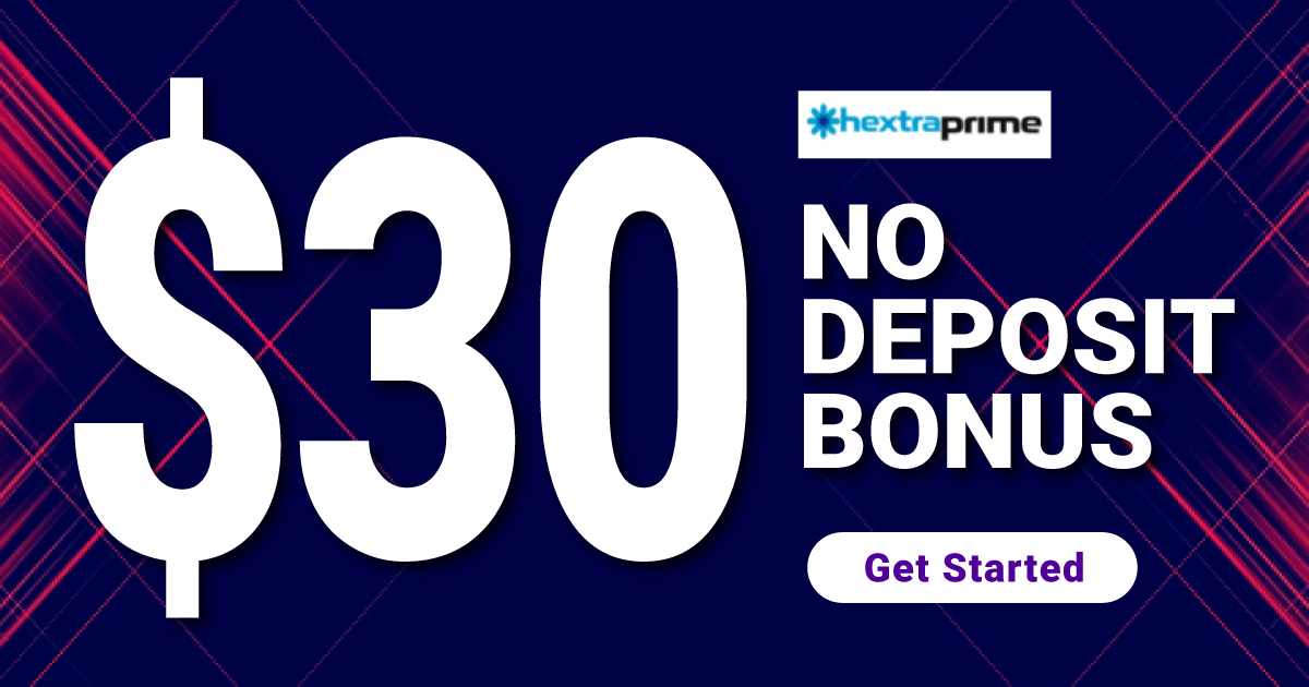 Free No Deposit Bonus of $30 from Hextra PrimeFree No Deposit Bonus of $30 from Hextra Prime
