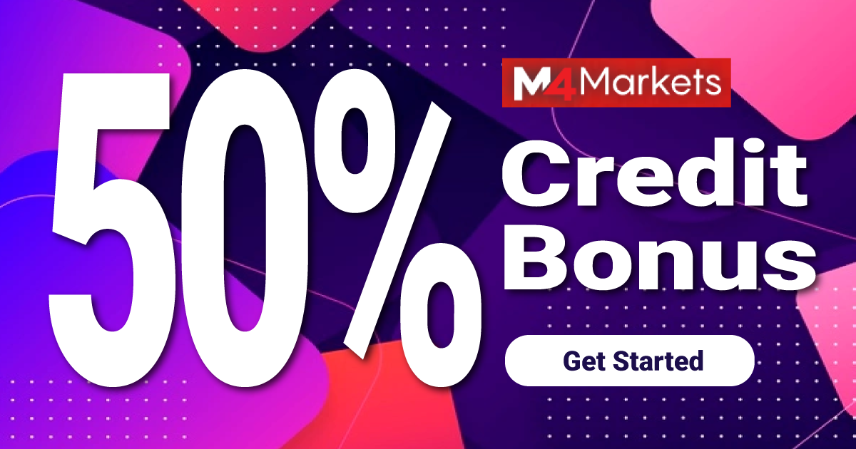 Enjoy M4Markets 50% Credit Bonus Up To $5000Enjoy M4Markets 50% Credit Bonus Up To $5000