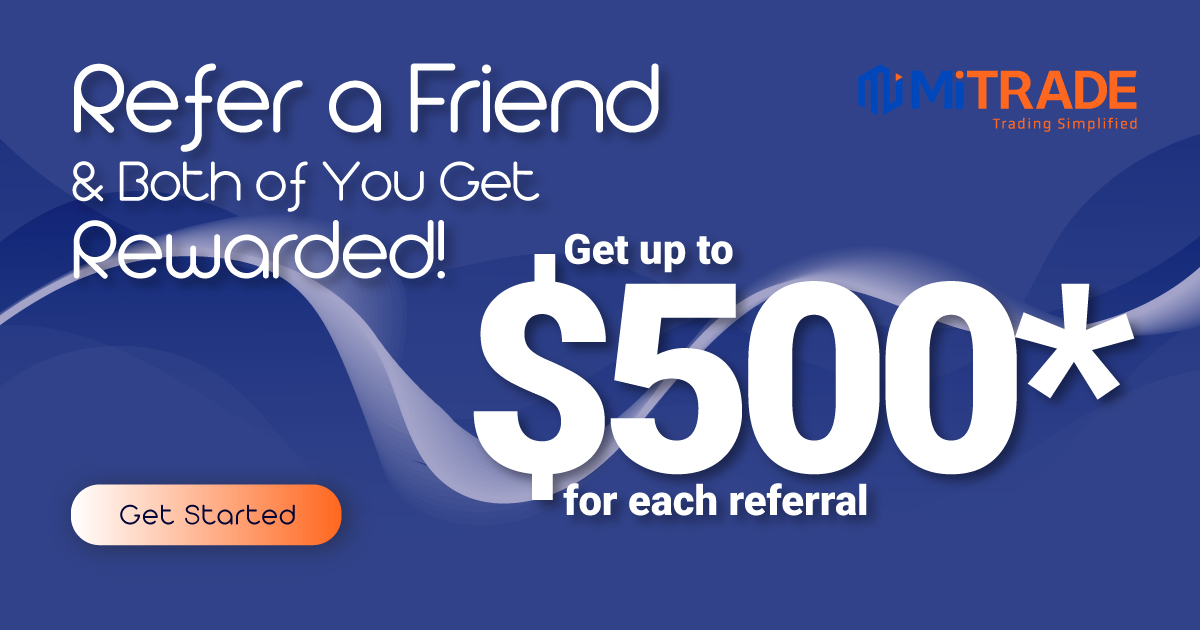 Up to $500 Bonus for Each Referral By Mi tradeUp to $500 Bonus for Each Referral By Mi trade