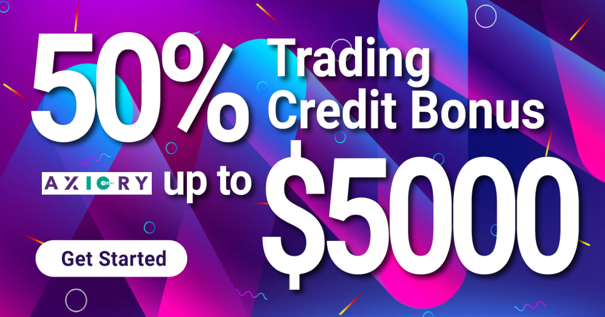 Get Axiory 50% Deposit Bonus up to $5000Get Axiory 50% Deposit Bonus up to $5000