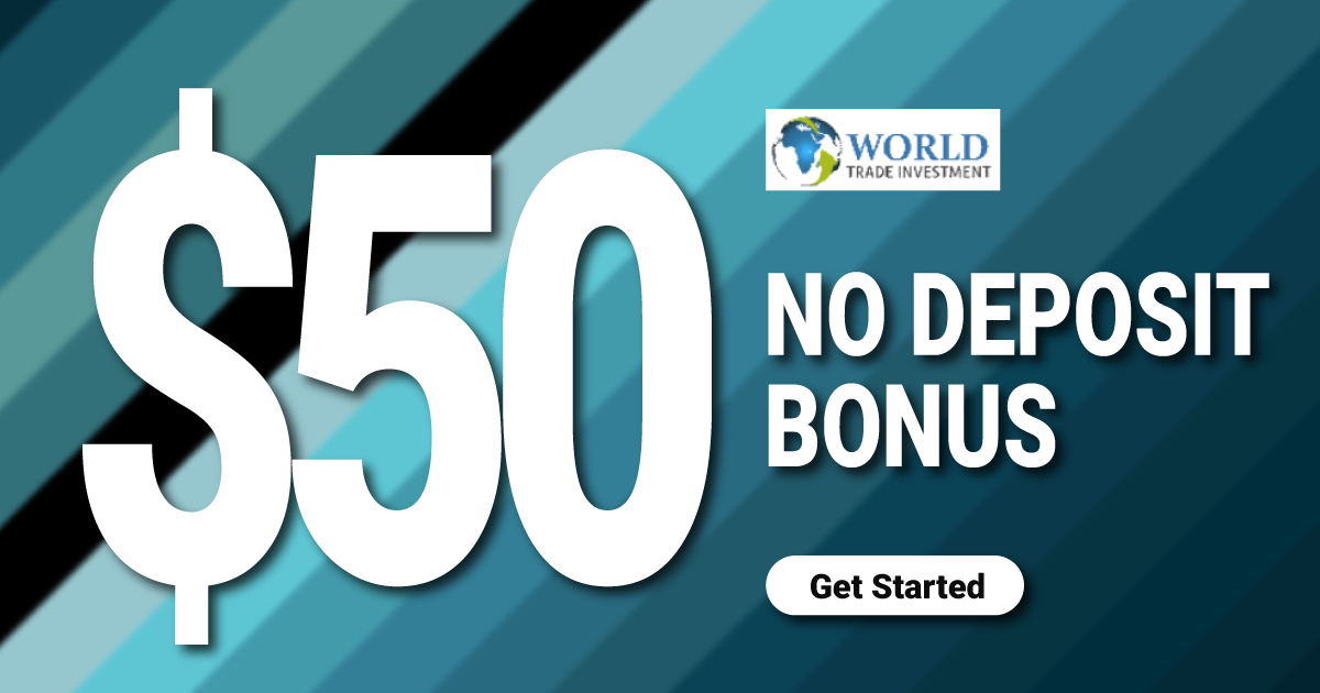 Get $50 No Deposit Bonus from WTI