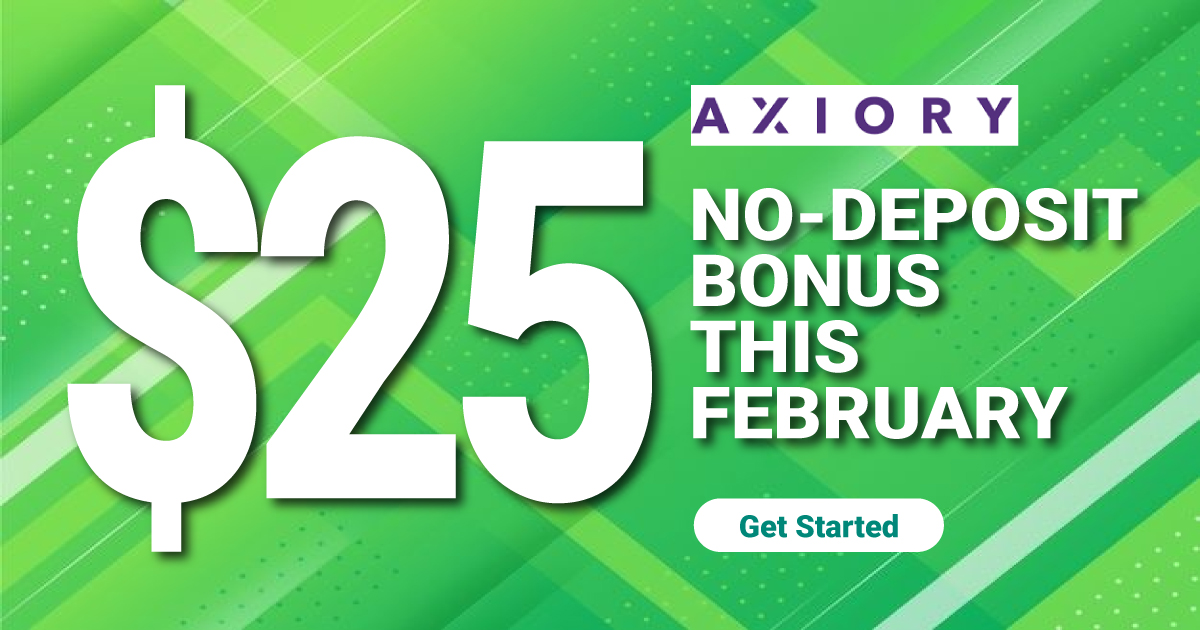 25 USD No Deposit Bonus on Axiory