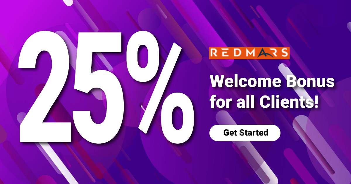 Get RedMars 25% Deposit BonusGet RedMars 25% Deposit Bonus