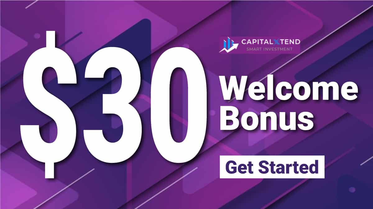 Capitalxtend $30 Forex Deposit Welcome Bonus for newbiesCapitalxtend $30 Forex Deposit Welcome Bonus for newbies