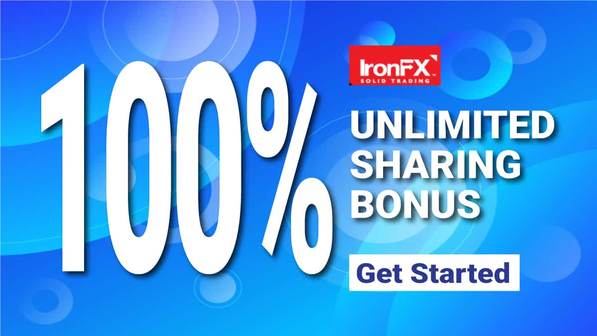 IronFx unlimited 100% sharing deposit bonusIronFx unlimited 100% sharing deposit bonus