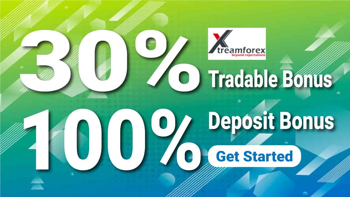 XtreamForex 30% tradeable and 100% Forex deposit bonusXtreamForex 30% tradeable and 100% Forex deposit bonus