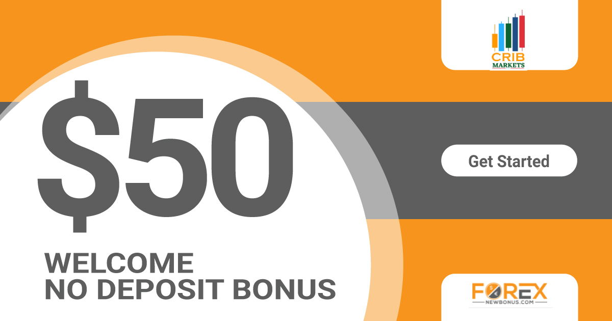 $50 welcome no deposit bonus from CRIB Markets$50 welcome no deposit bonus from CRIB Markets