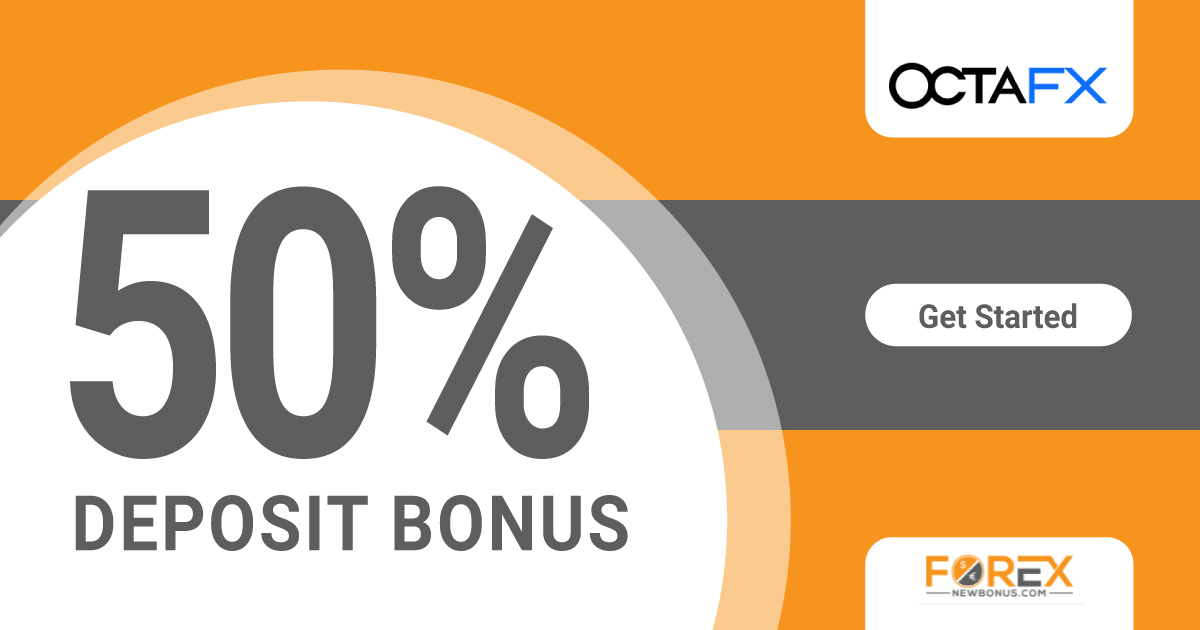 50% Forex Deposit Bonus by OctaFX50% Forex Deposit Bonus by OctaFX