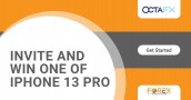 Win one of iPhone 13 Pro from the Referral program of OctaFX