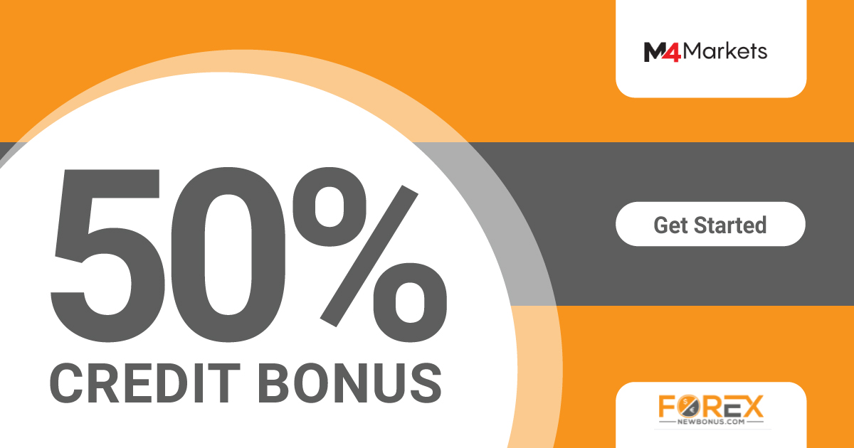 50% Credit Bonus up to $5000 from M4markets50% Credit Bonus up to $5000 from M4markets