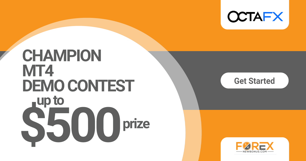 OctaFX up to $500 prize Champion MT4 Demo Contest