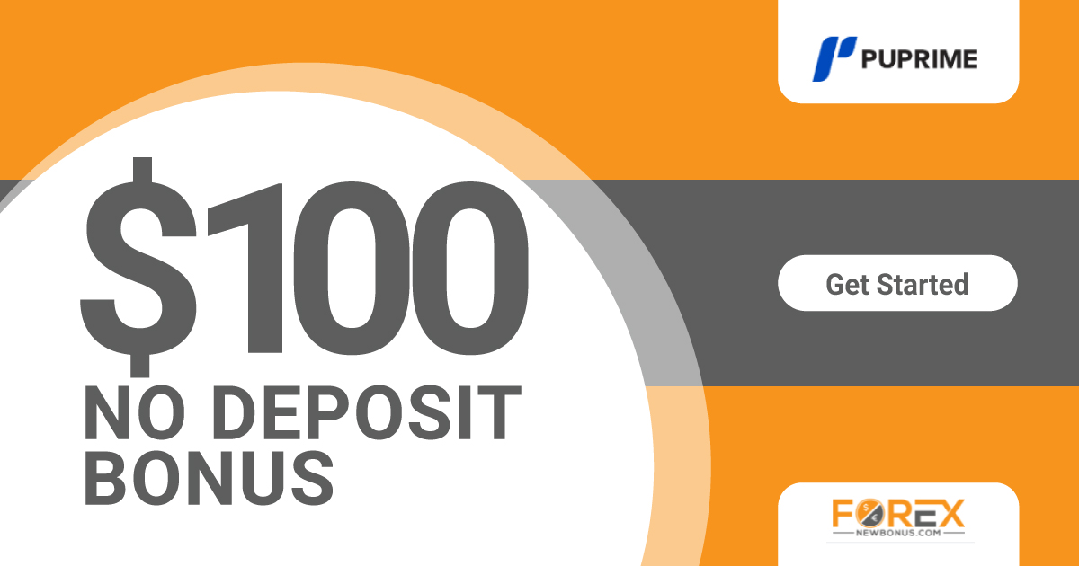 100 USD No Deposit Forex Bonus from Puprime