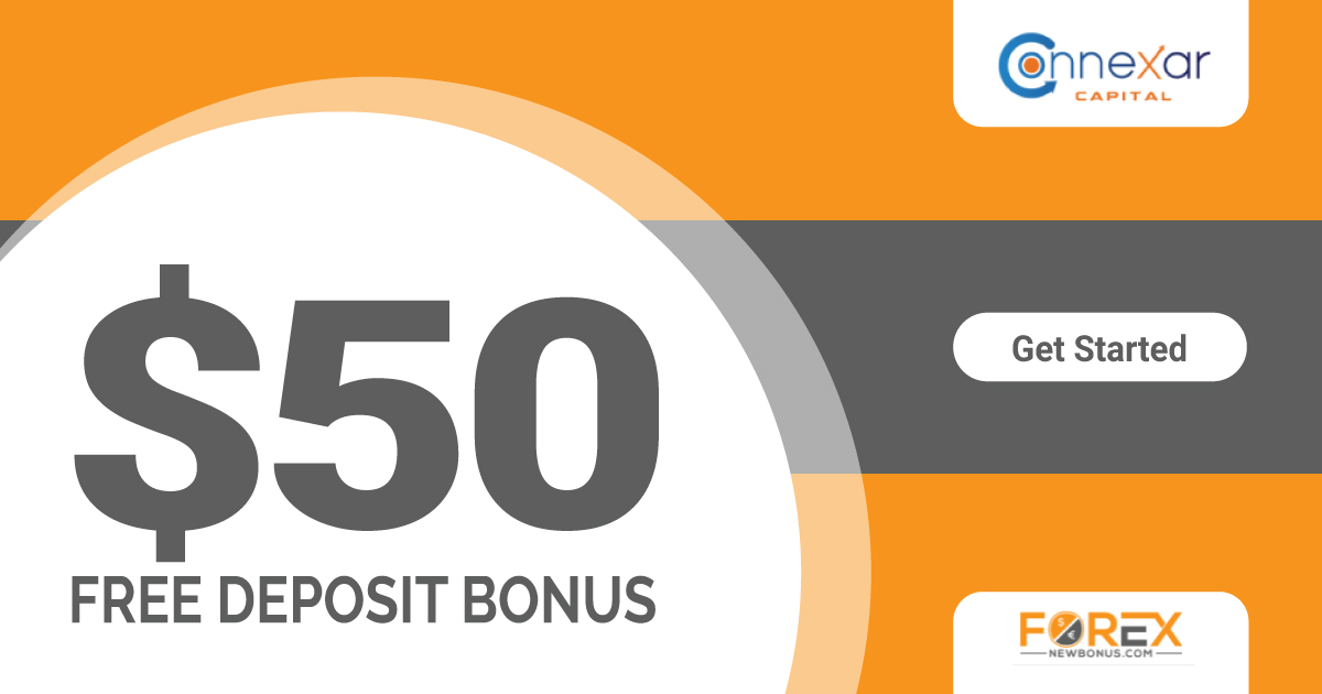 Forex 50 USD Free Deposit Bonus by ConneXar Capital