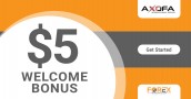 5 USD Forex Welcome No Deposit Bonus through Axofa