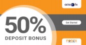 OctaFX broker Forex 50% Deposit Bonus