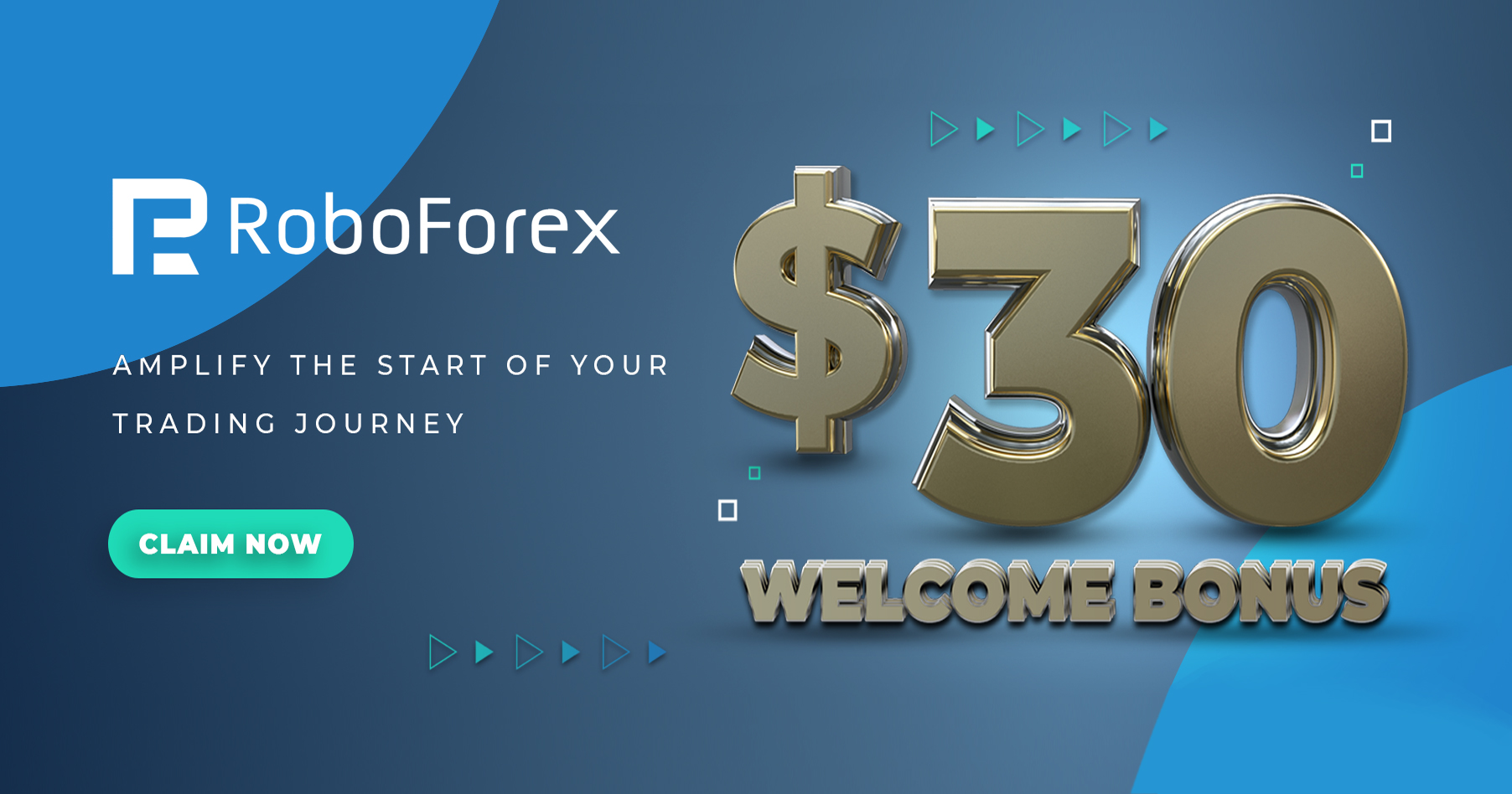 Roboforex Forex Welcome bonus of 30 USD