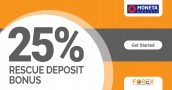 Rescue Deposit Bonus of 25% through Moneta Markets