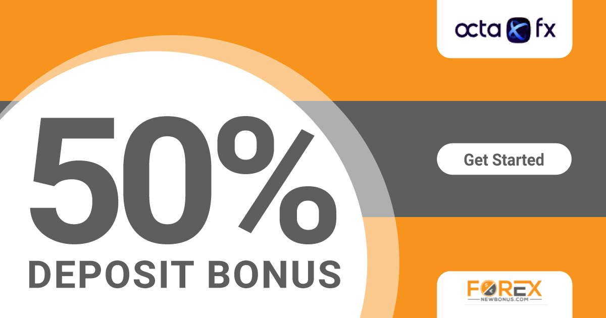 OctaFX Forex 50% Bonus on every depositOctaFX Forex 50% Bonus on every deposit
