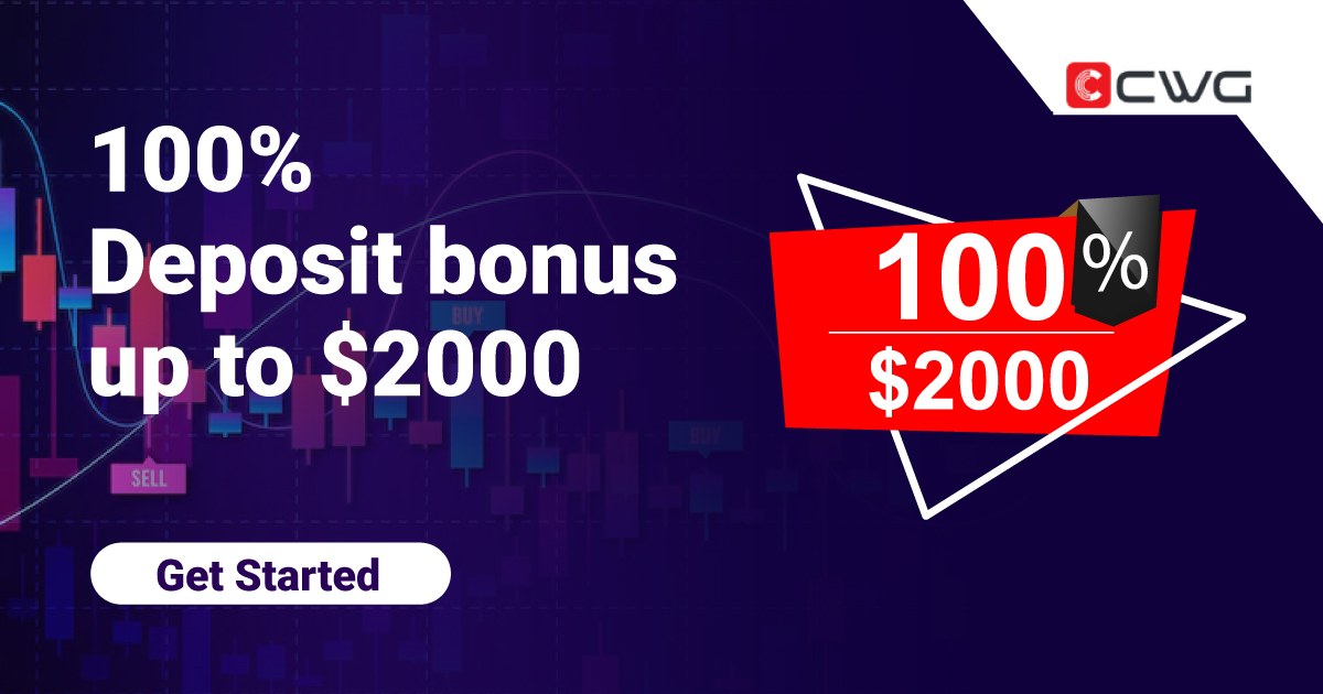 CWG broker 100% Forex Deposit Bonus up to $2000CWG broker 100% Forex Deposit Bonus up to $2000