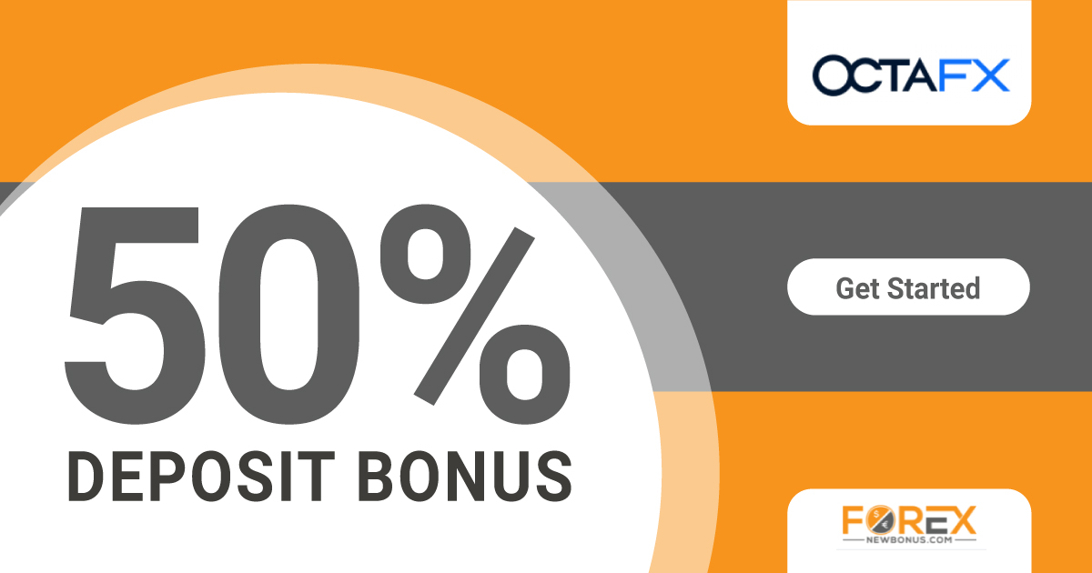 Forex 50% Trading Deposit Bonus into OctafxForex 50% Trading Deposit Bonus into Octafx