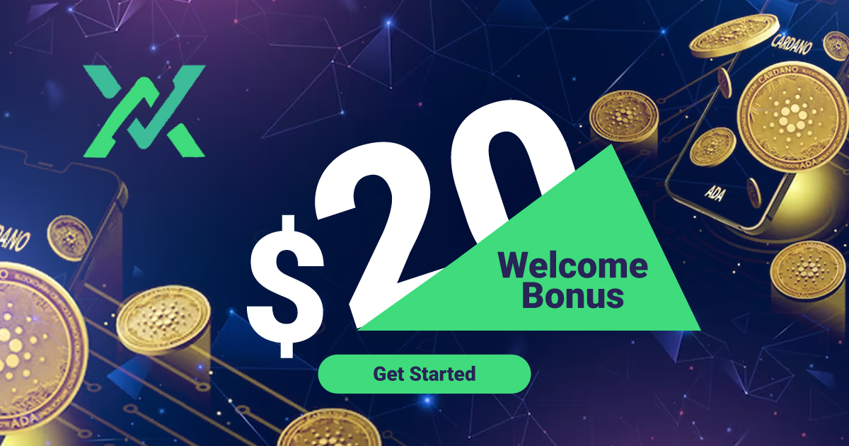You can receive a Forex $20 Welcome Bonus from Crypto500x