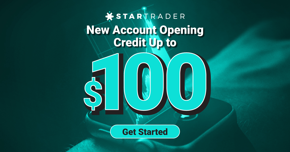 $100 Forex Account Opening Credit Bonus