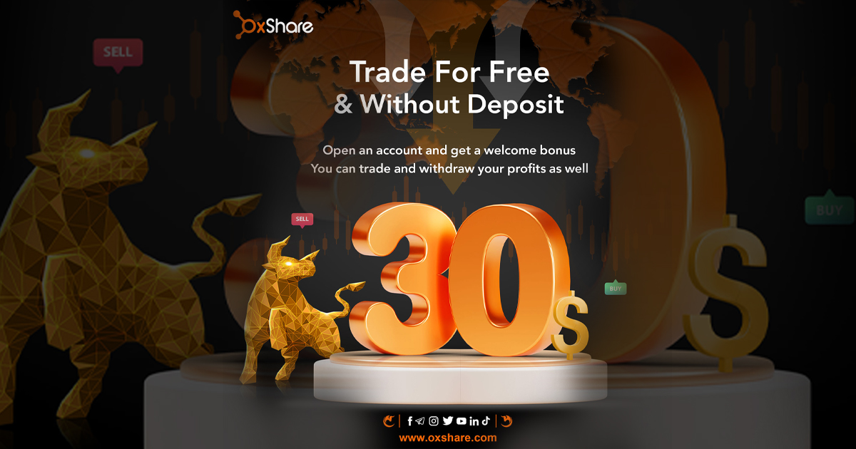 OxShare is providing a $30 Welcome Bonus for novice traders