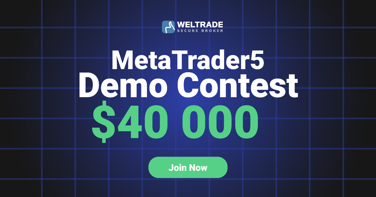 Get up to $40000 Forex MT5 Demo Contest from the Weltrade