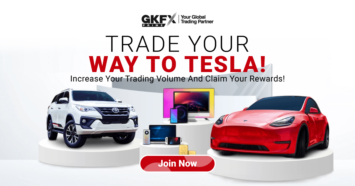 Get a Trading Contest & win Tesla Model Y - GKFXPrime