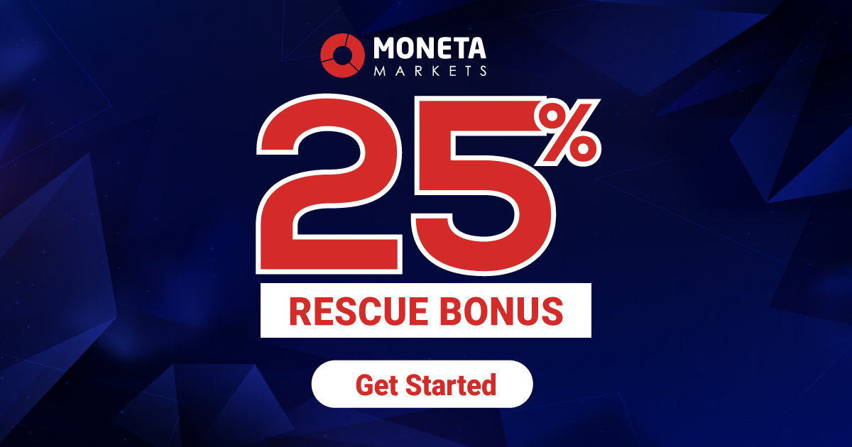 Receive a Forex 25% Rescue Bonus by Moneta Markets