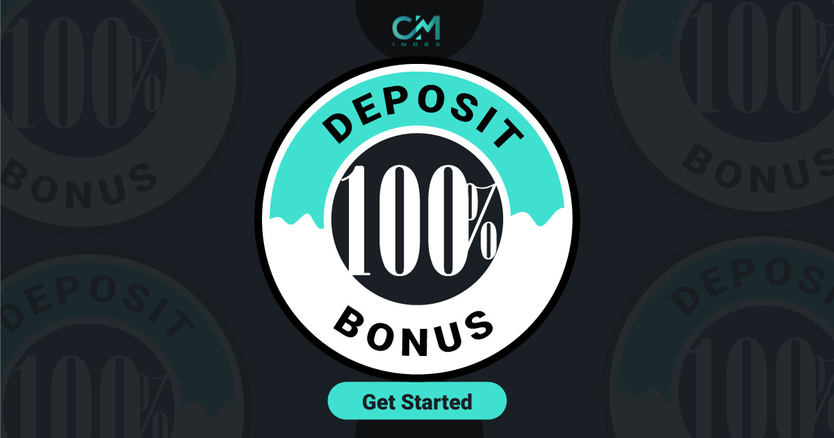 Forex 100% Special Deposit Bonus by CM Index
