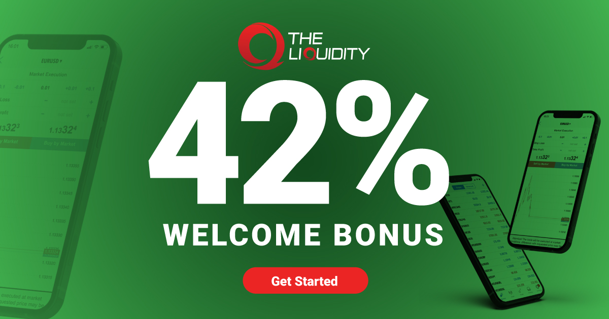 Claim a Forex Welcome Bonus of 42% from The Liquidity