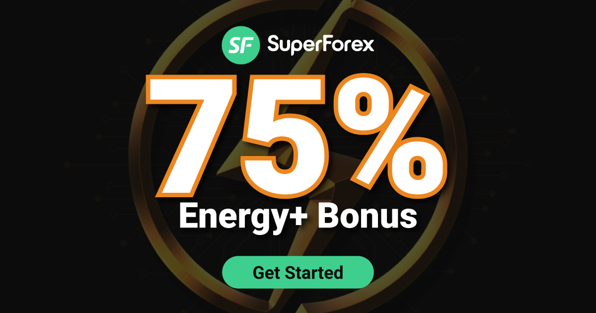Receive a Forex 75% bonus on your deposit at SuperForex!