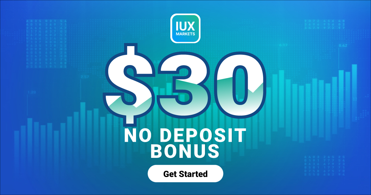 Receive a $30 Welcome No Deposit Bonus from IUX Markets