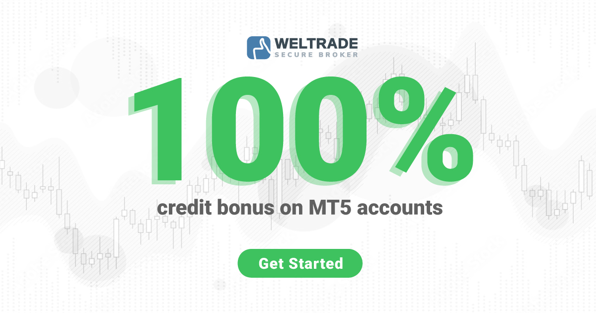 Forex 100% Credit Bonus on MT5 Account - WeltradeForex 100% Credit Bonus on MT5 Account - Weltrade